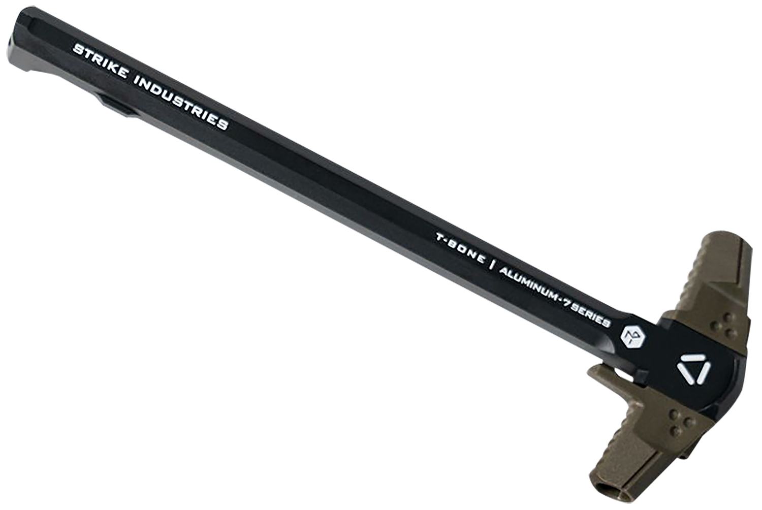 Strike Industries T-Bone Charging Handle .223/5.56 for AR-15, OD Green Polymer, Aluminum Shaft