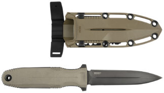 SOG Pentagon FX 4.77" Cryo CPM S35VN Double-Edge Fixed Blade, G10 FDE Handles