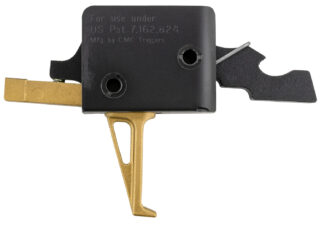 CMC Triggers 91503GF Drop-In Gold Finger Single-Stage Flat Trigger (3-3.5 lb) Gold Finish