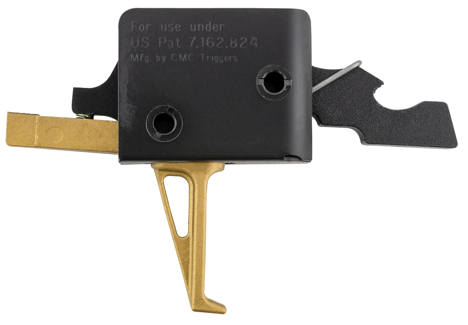 CMC Triggers 91503GF Drop-In Gold Finger Single-Stage Flat Trigger (3-3.5 lb) Gold Finish