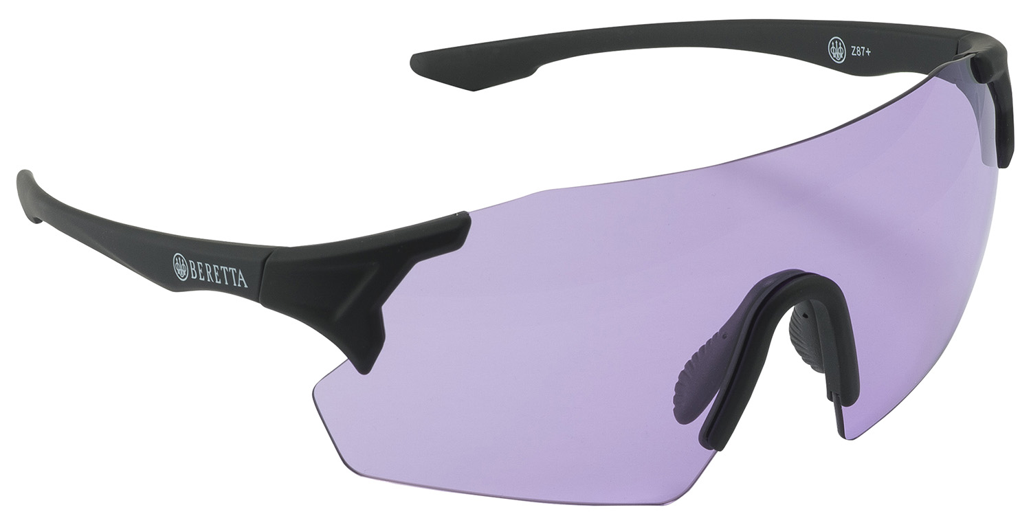 Beretta Challenge EVO Glasses, Purple Lens and Black Frame