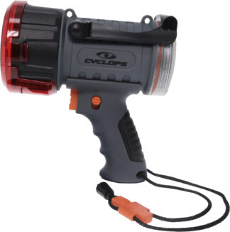 Cyclops CYC2000WP Spotlight W/Flood Light 500/2000 Lumens Waterproof LED Red/White