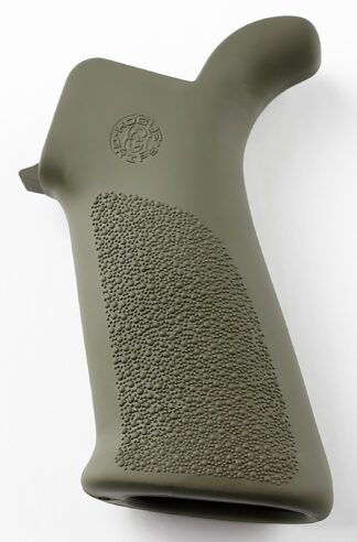 Hogue OverMolded Beavertail Rubber Grip, OD Green Cobblestone Texture