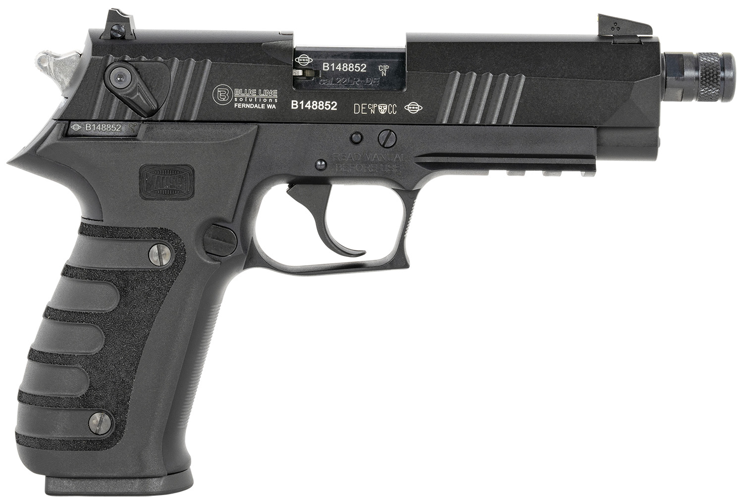 Mauser Rimfire M20 .22 LR 10+1 Double/Single-Action 4.75 in Threaded Barrel Black