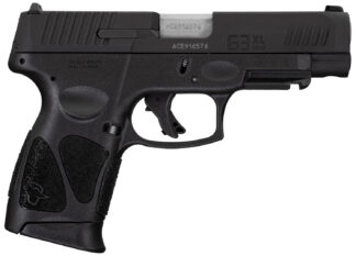 Taurus 1G3XLSR904110 G3XL  Compact Frame 9mm Luger 10+1 4" Matte Stainless Steel Barrel, Matte Black Tenifer Serrated Steel Slide, Black Polymer Frame w/Picatinny Rail, Black Polymer Grip