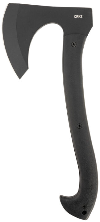 Columbia River Skeggox 4.83 in Plain Axe W/Beard, SK-5 Steel Blade, Black Contoured GRN Handle