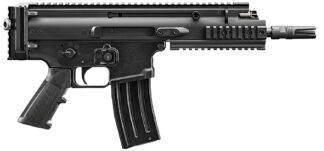 FN 38101240 SCAR 15P 5.56x45mm 30+1 7.50" Black Chrome Lined Steel Barrel, Black Anodized Aluminum Picatinny Rail Receiver, Black Polymer Grip, Ambidextrous
