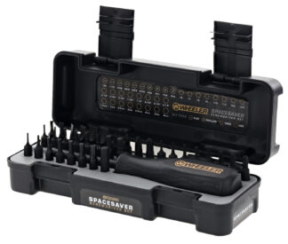 Wheeler Engineering SpaceSaver Screwdriver Set 1/4 in Drive, 36-Piece Black