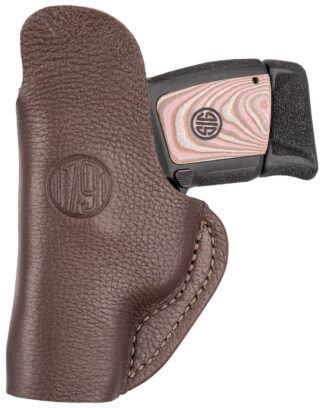 1791 Gunleather Fair Chase FCD1BRWL IWB Size 01 Brown Deer Hide Belt Clip Left Hand