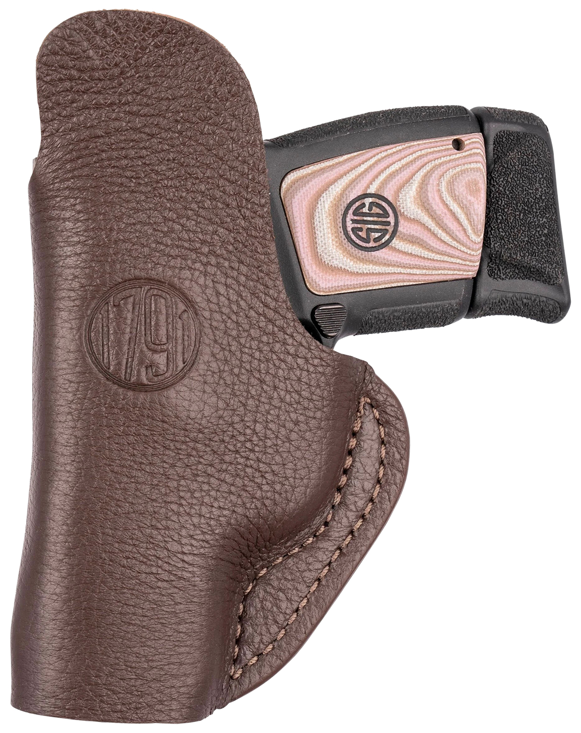 1791 Gunleather Fair Chase FCD1BRWL IWB Size 01 Brown Deer Hide Belt Clip Left Hand