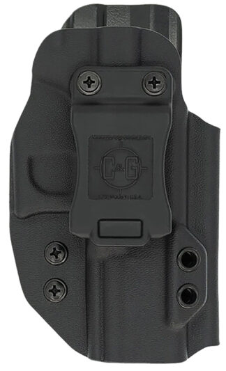 C&G Holsters 1864-100 Covert IWB Black Kydex Belt Clip Holster for 1911 3.5 in Right Hand