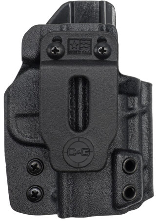 C&G Holsters Covert IWB Kydex Belt Clip Fits Springfield Hellcat, Right Hand (Black)