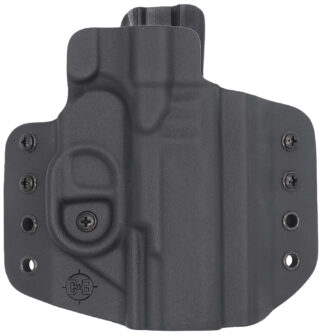 C&G Covert Holster, OWB Belt Loop, Black Kydex, Right-Hand, Fits Walther PDP 4 in