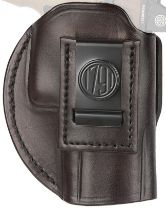 1791 Gunleather 4WH6SBRR 4-Way Size 06 Signature Brown Leather IWB/OWB Holster Right Hand