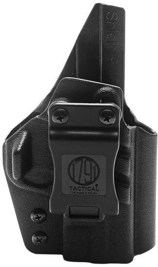 1791 Gunleather Tactical Kydex IWB Belt Clip Holster for Taurus G2c/G3c, Black, Right Hand