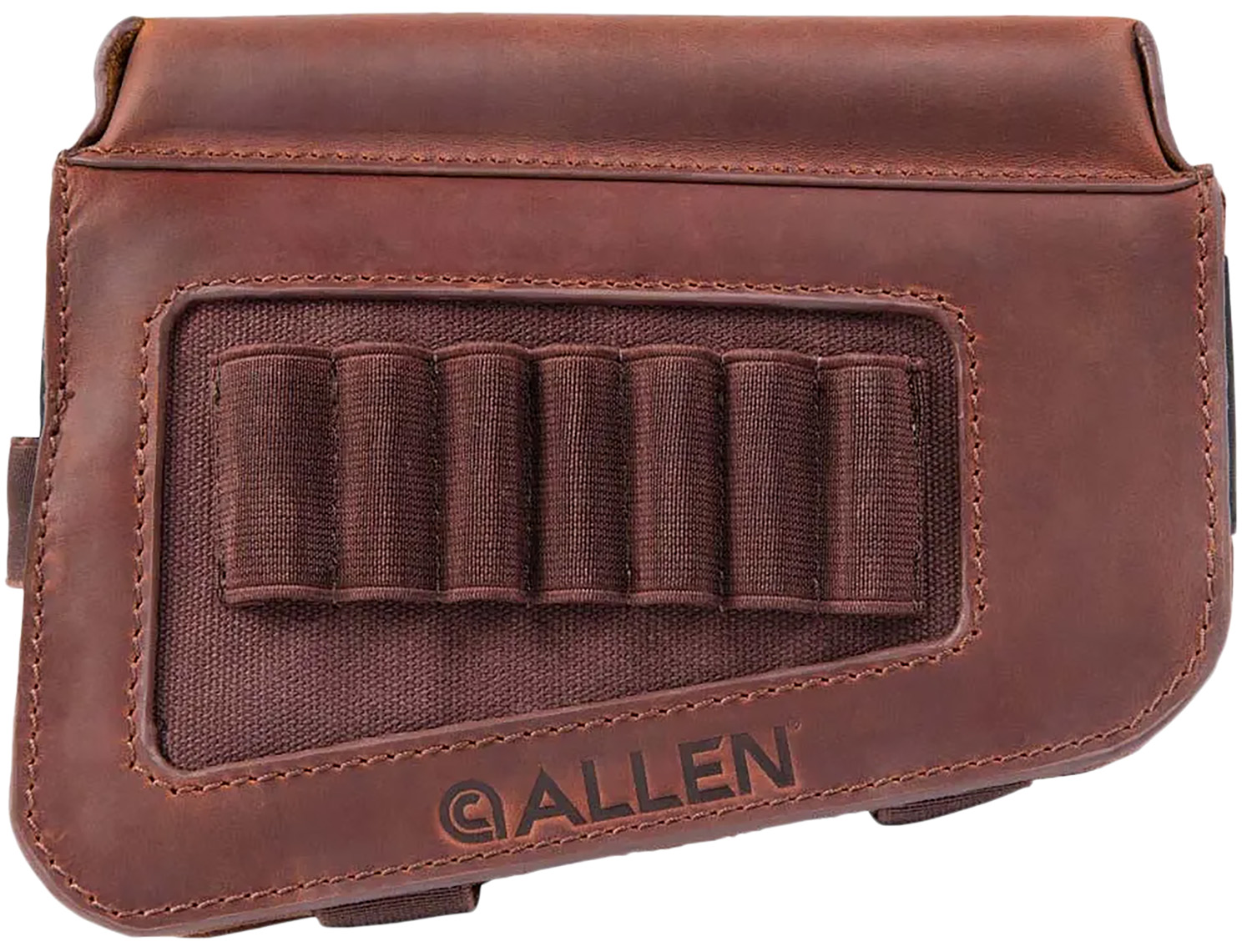 Allen Westcliff Buttstock Cartridge Carrier 7 Rounds Full-Grain Leather