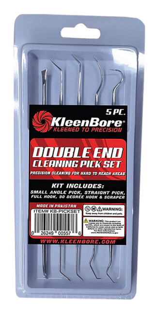 Kleen-Bore Pick Set Stainless Steel Double Ended Gun Pick Set