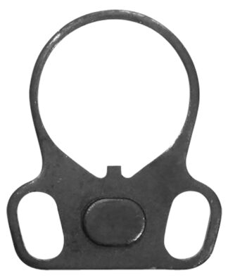 Ergo 4970 Double Sling Plate for AR-15, Ambidextrous Loop End Plate, Steel Black Finish