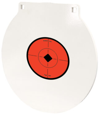 Birchwood Casey RND6 6 in Round Steel Target Plate, 1/2 in NM500, Hanging