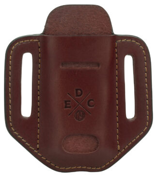 1791 Gunleather Easy Slide Leather Belt Slide Pouch, Ambidextrous Chestnut
