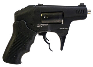 Standard Mfg S333GENIII Thunderstruck Gen III 22 WMR 8rd Shot 2.25" Black Double Barrel Black Hardcoat Anodized Aluminum Frame Black Cylinder Black Finger Grooved Polymer Grips