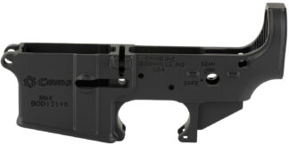 CMMG Mk4 Stripped Lower Receiver Semi-Auto 223 Rem / 5.56 NATO Armor Black Cerakote