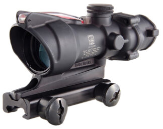 Trijicon TA31D100288 BAC ACOG 4x32mm Illuminated Red Chevron .223/5.56 BDC Reticle, Matte Black