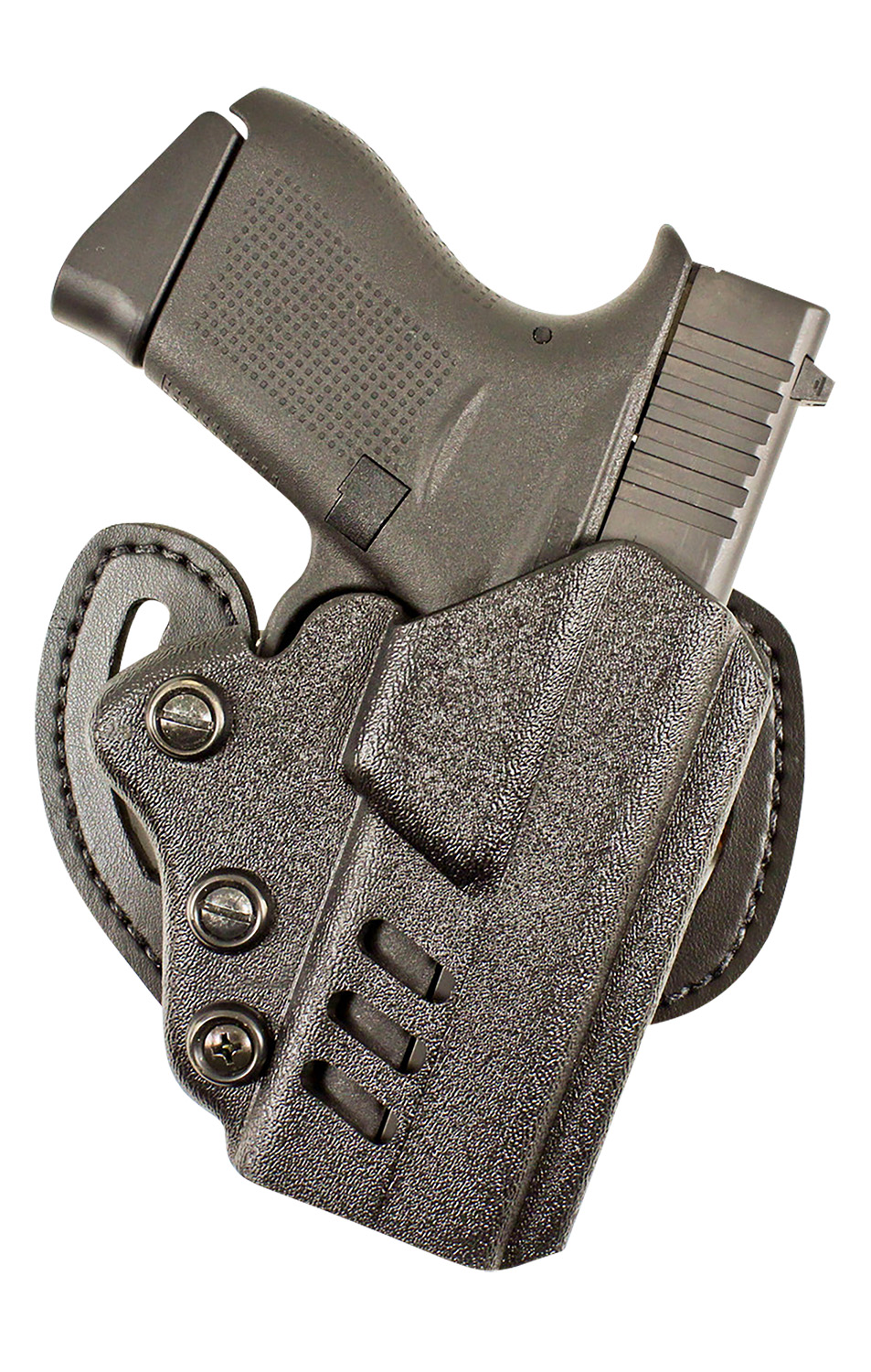 DeSantis Gunhide 042KAB2Z0 Facilitator OWB Black Kydex Belt Slide Fits Glock 17/17 Gen5/22/31/47 Right Hand