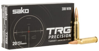 Sako TRG Precision .308 Win 175 gr Brass 20 Rounds Per Box