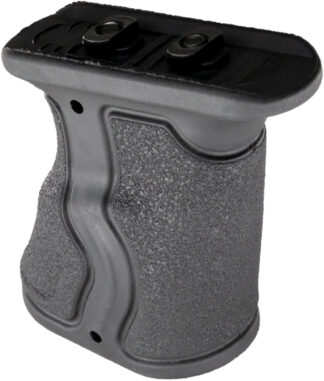 FAB Defense Gradus Ergonomic Angled Forward Grip, Black Polymer with Rubber Overmold, Fits M-LOK