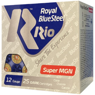 Rio Ammunition BlueSteel Royal 12 Gauge 3 in, 1 3/8 oz, No. 3 Shot, 25 Rounds