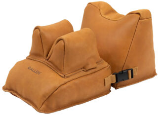Allen Longmont Leather Filled Front & Rear Shooting Rest Combo Light Brown
