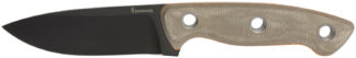 Browning Desolation 3.75 in Fixed Blade Knife, 440C SS, Black Powder Coat