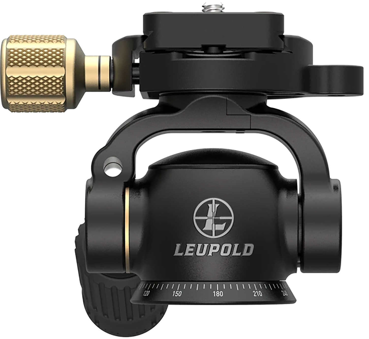 Leupold 183550 Tripod Pan Head Black, 3/8" Thread and Arca-Swiss Plate