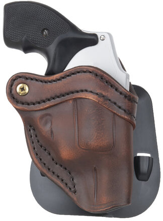 1791 Gunleather RVH1 J-Frame OWB Revolver Belt Holster, Vintage Leather, Right-Hand, Paddle