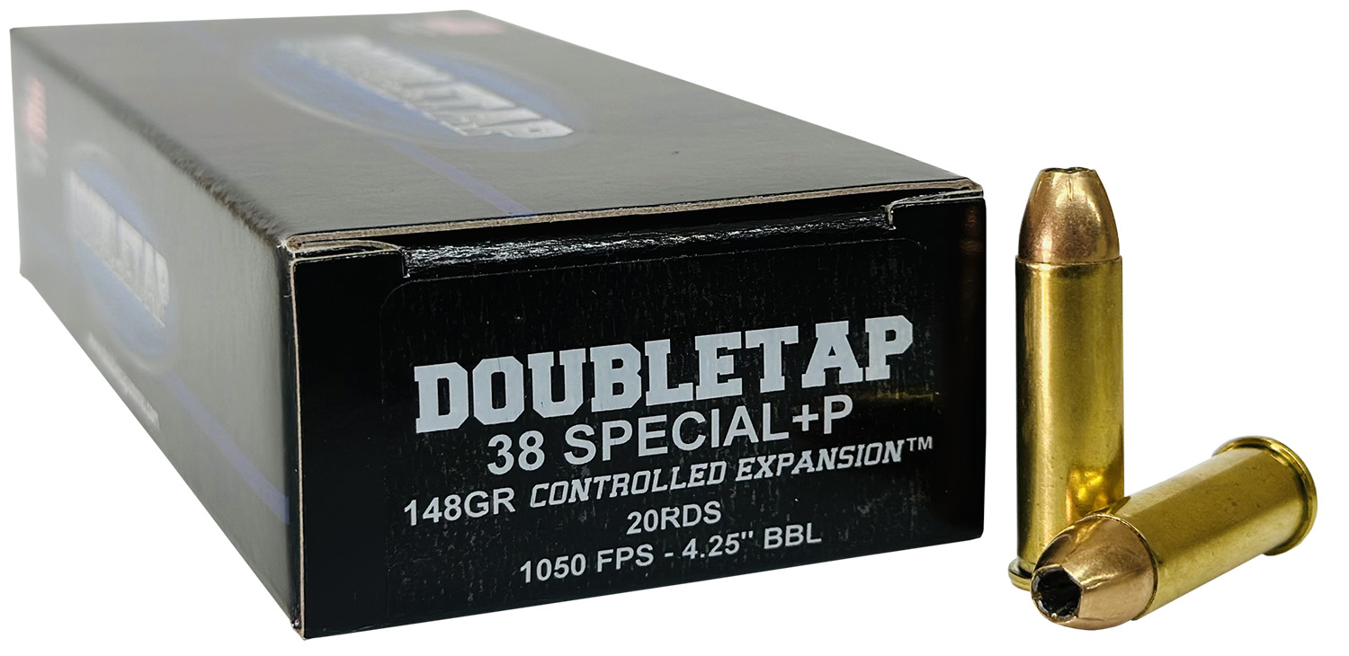 Double Tap 38SP148CE .38 Special 148 gr Controlled Expansion JHP, 20 Rounds