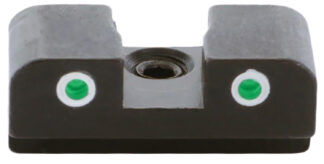 Ameriglo XD191R Tritium Rear Sight, Green Tritium White Outline, Black Frame