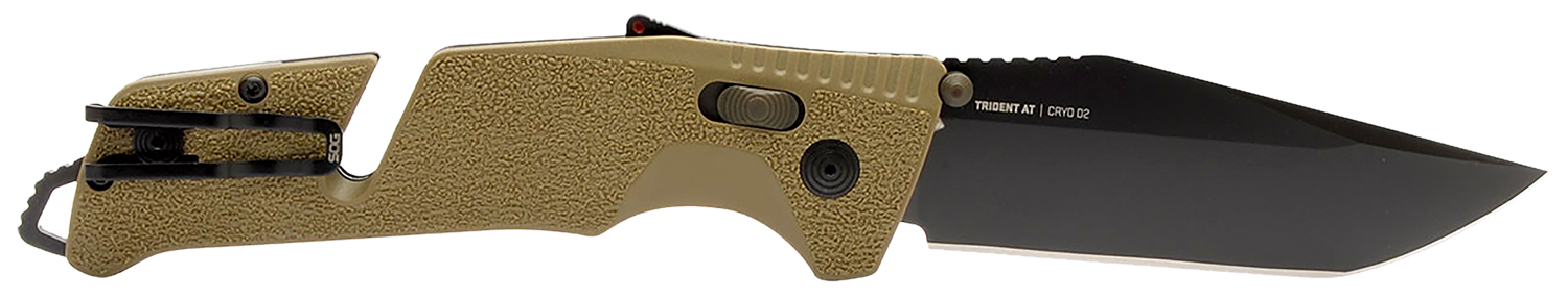 SOG Trident AT Folding Tanto Knife, Cryo D2 Steel Blade