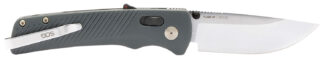 SOG Flash AT EDC Folding Knife 3.45 in Cryo D2 Steel Blade Urban Grey GRN Handle