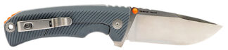 SOG Tellus FLK 3.65 in Cryo 440C SS Blade, Wolf Gray Textured GRN Handle
