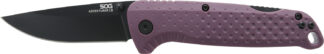 SOG Adventure LB 3.50" Drop Point Lockback Folding Knife, 5Cr15MoV Blade