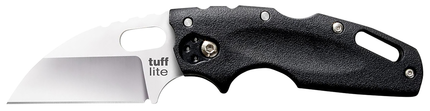 Cold Steel CS20LTZ Tuff Lite 2.50 in AUS-8A SS Folding Sheepsfoot Blade, Black Griv-Ex Handle