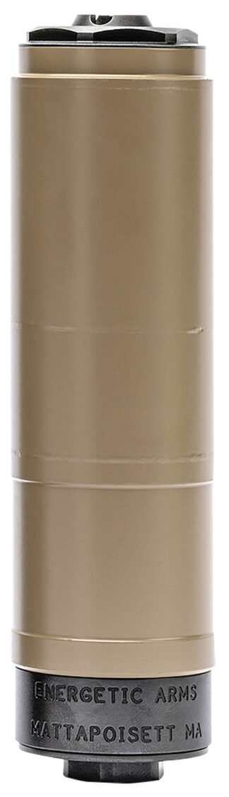 Energetic Armament EA16 Ferox Suppressor 5.56mm 1/2x28 FDE Cerakote