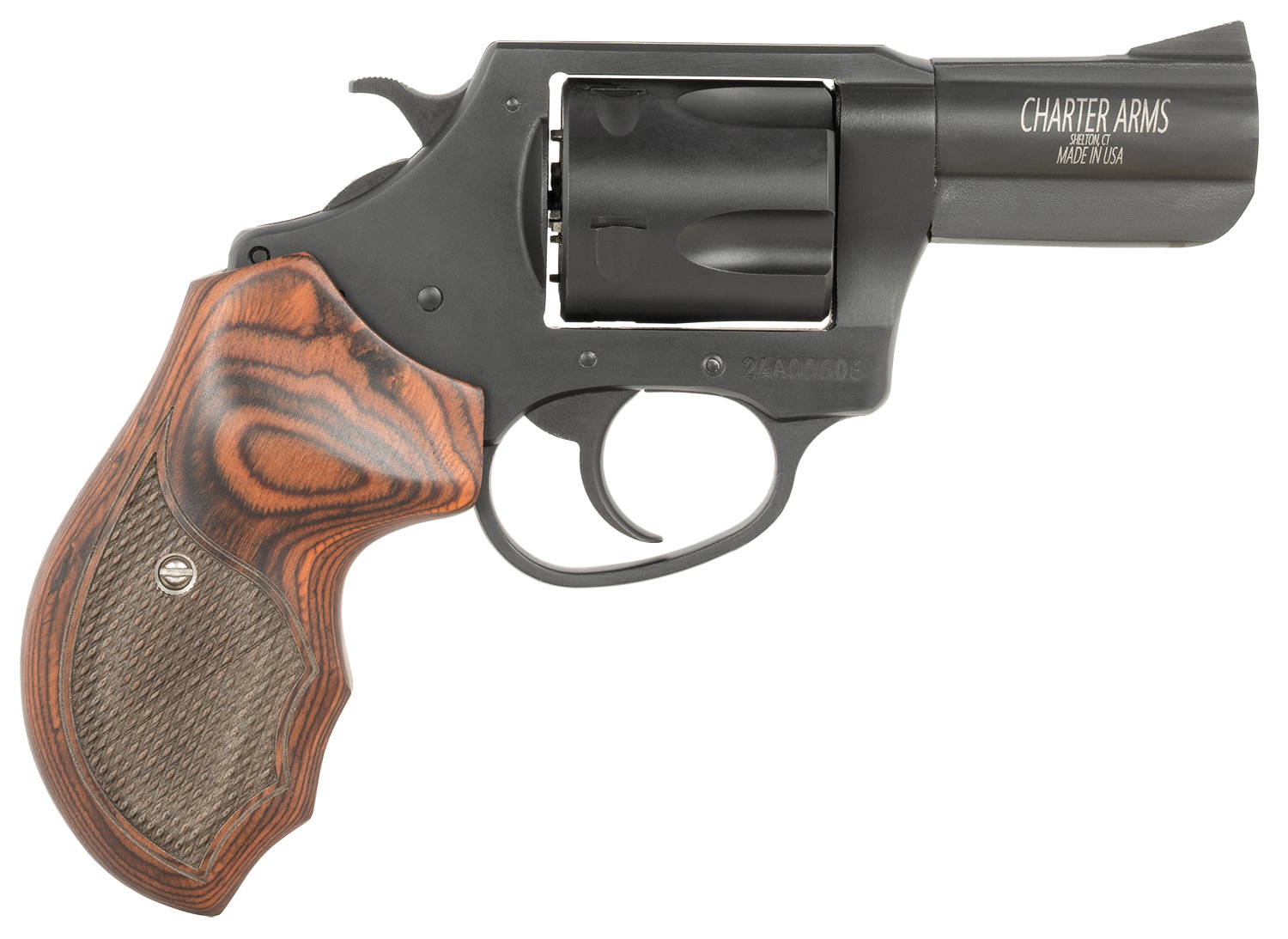 Charter Arms Bulldog .44 S&W Special Revolver, 2.5 in Barrel, 5 Rounds, Fixed Front Sights