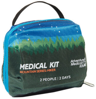 Adventure Medical Kits Mountain Hiker Medical Kit First Aid Supplies Water-Resistant Orange/Blue