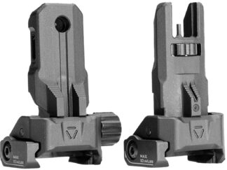 Strike Industries SPBUS Polymer Backup Sights, Black Folding for AR-15