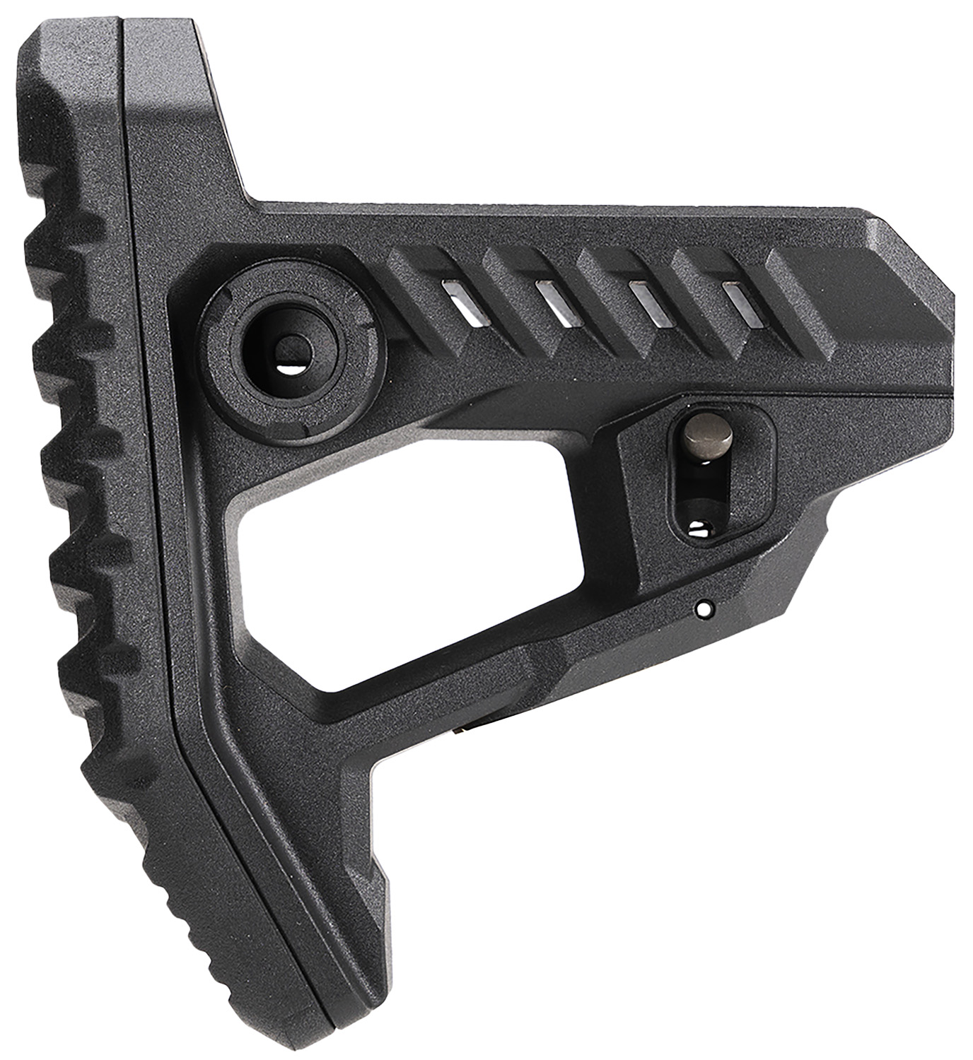 Strike Industries Polymer Pit Stock, Black, 4-Position Adjustable