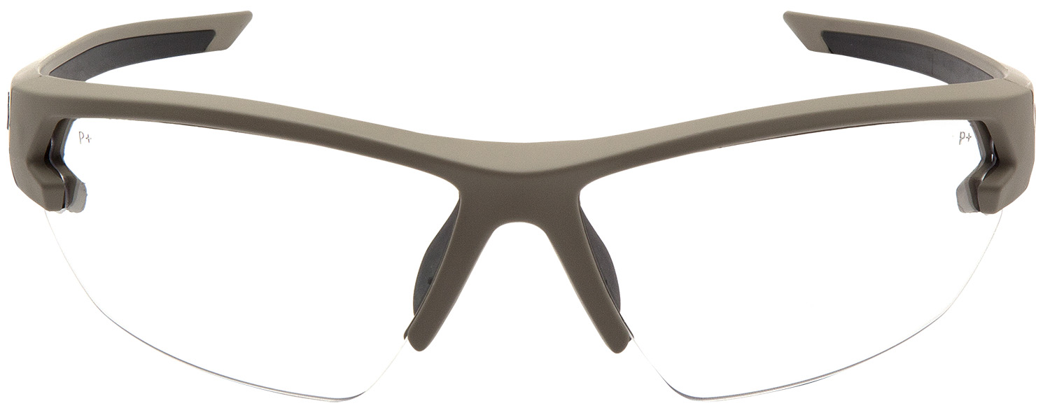 Pyramex VGST1410T Semtex 2.0 Safety Glasses, Clear Anti-Fog Lens, Tan Frame