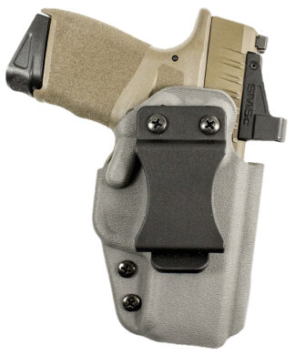 DeSantis Mean Streak IWB Pewter Gray Kydex Holster, RMR Compatible, Right Hand, Belt Clip Fit Glock 19/45