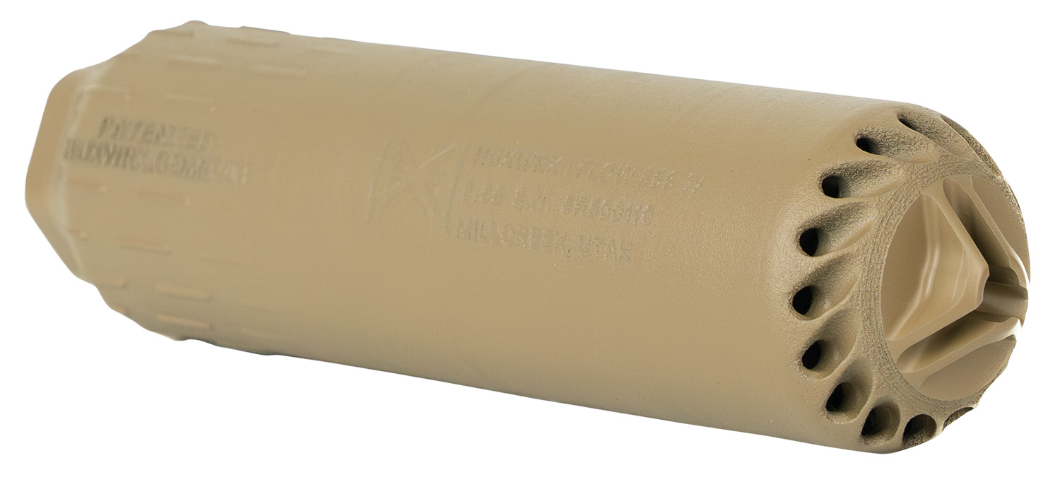 Huxwrx 3291 Flow 556 TI Suppressor & Flash Hinder QD FDE